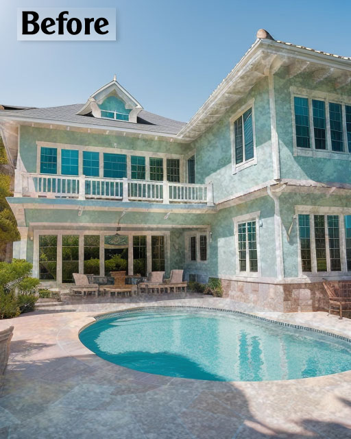 Before Pressure wash service Boca residential location